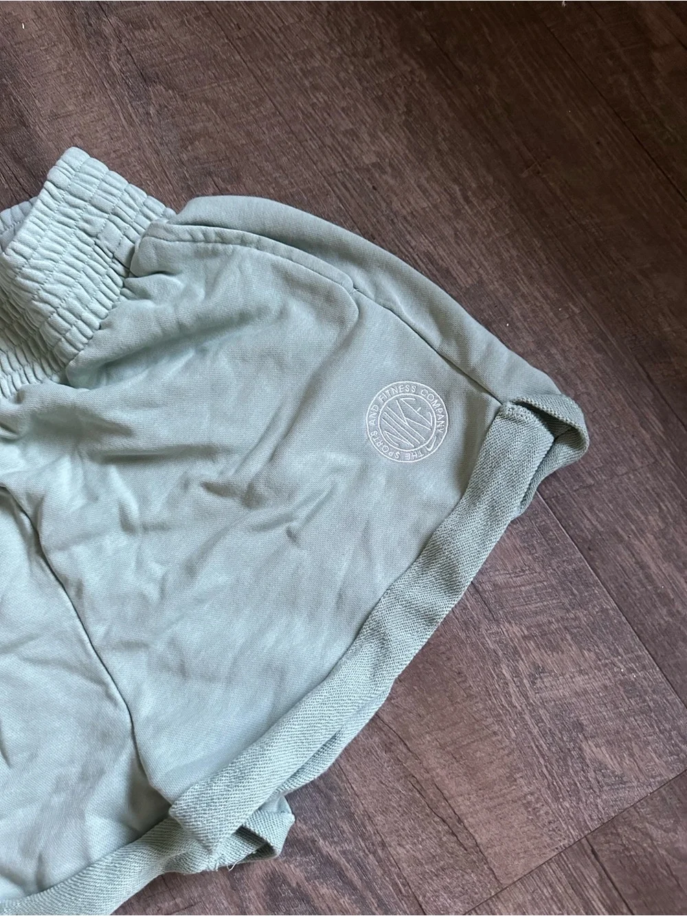 Nike Women’s High-Waist Sage Green Lounge Shorts